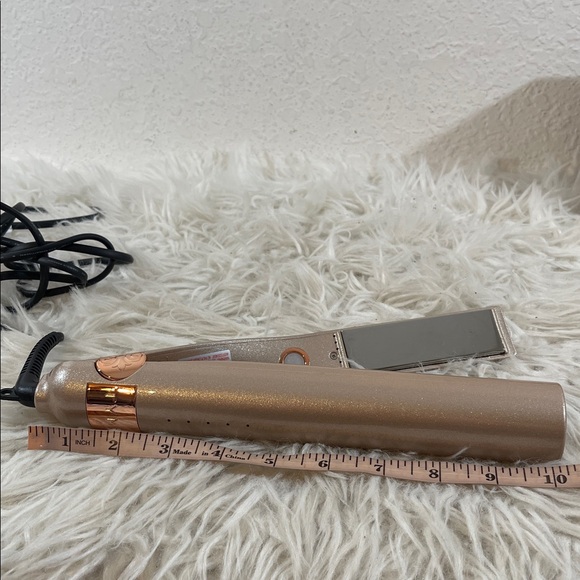 TYME Iron Pro 2-in-1 Hair Curler & Straightener Rose Gold - Picture 7 of 9